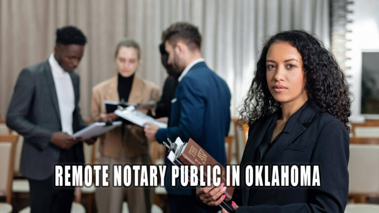 Remote Notary Public in Oklahoma