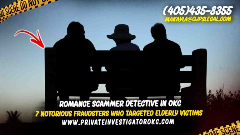 private investigator in Oklahoma City specializing in uncovering romance scams that target elderly victims."