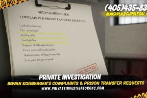 Bryan Kohberger's Requests