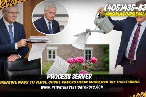 Serve Court Papers Upon Conservative Politicians